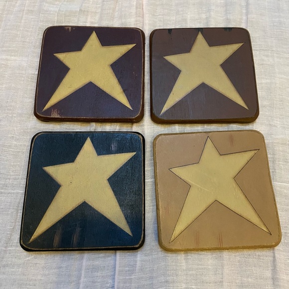 Americana Coaster Set - Picture 2 of 6